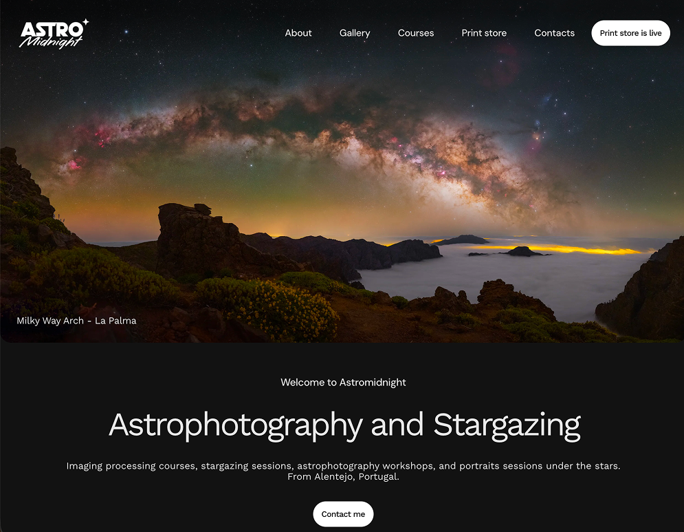 Astromidnight website